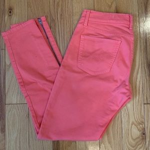 Gap Legging Jeans in Orange/Salmon